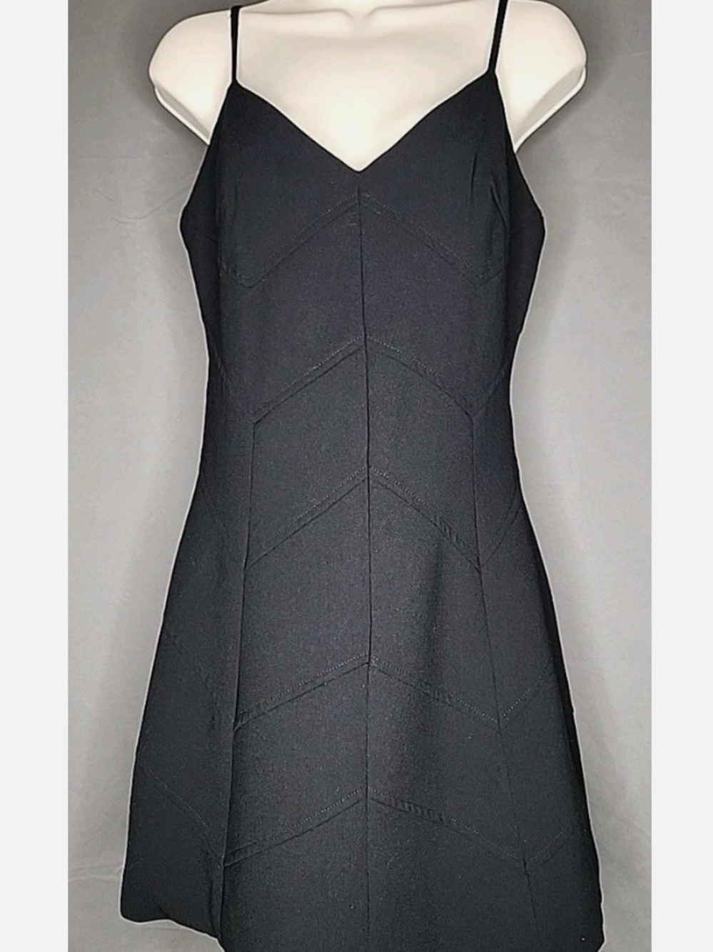 Gianni Bini Black Spaghetti Strap Mini Dress- small